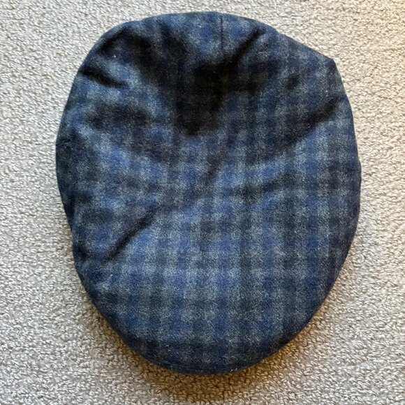 Shandon Irish Wool Plaid Golf Cap🧢 Scottish Tartan Newsboy Hat 7 1/8" 58cm - Picture 3 of 4